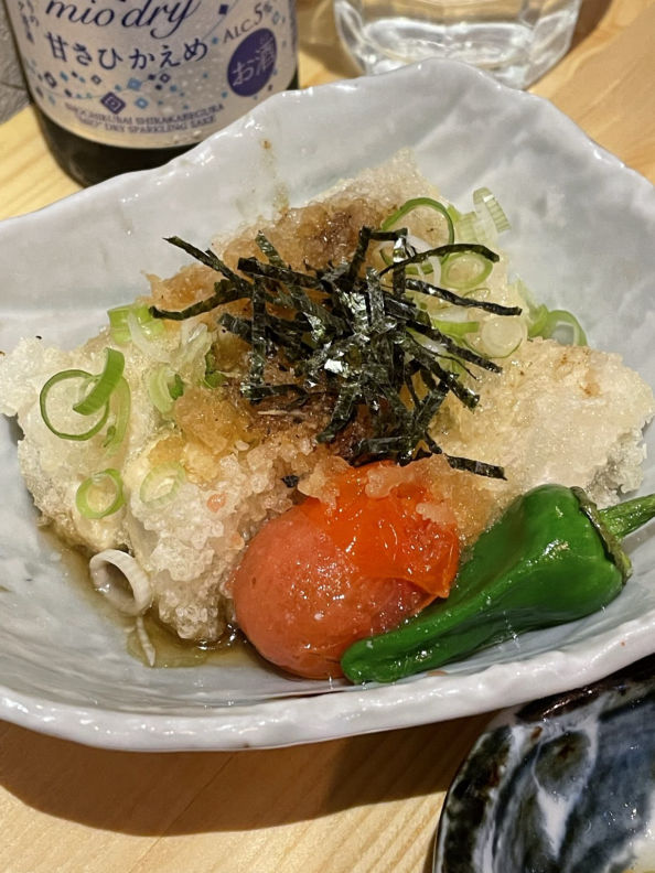 Agedashi Tofu | Jugemu Sushi Bar, Soho, London | ytTastes | Yvanne Teo