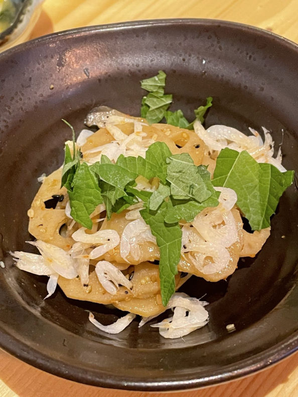Spicy Sauteed Lotus Roots | Jugemu Sushi Bar, Soho, London | ytTastes | Yvanne Teo