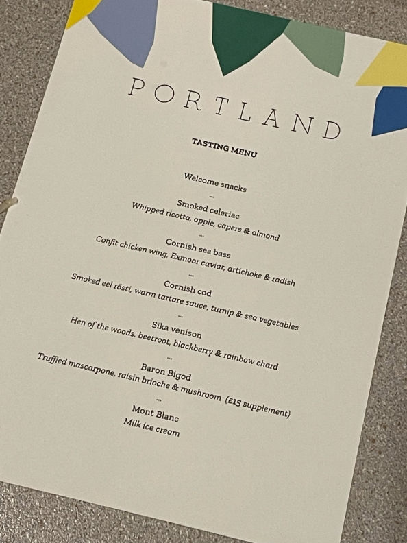 Tasting Menu | Portland, Fitzrovia, London, UK | ytTastes | Yvanne Teo
