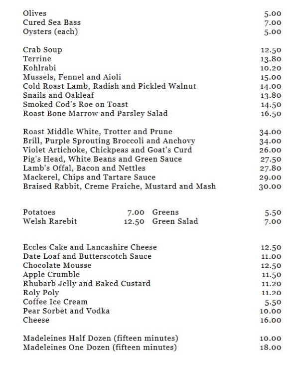 St John Restaurant Smithfield, London UK | ytTastes | Yvanne Teo